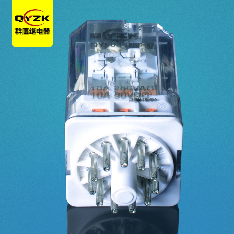 12V 3組工控繼電器-QY803